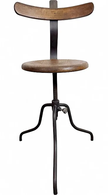 Industrial Factory Swivel Chair, 1950s