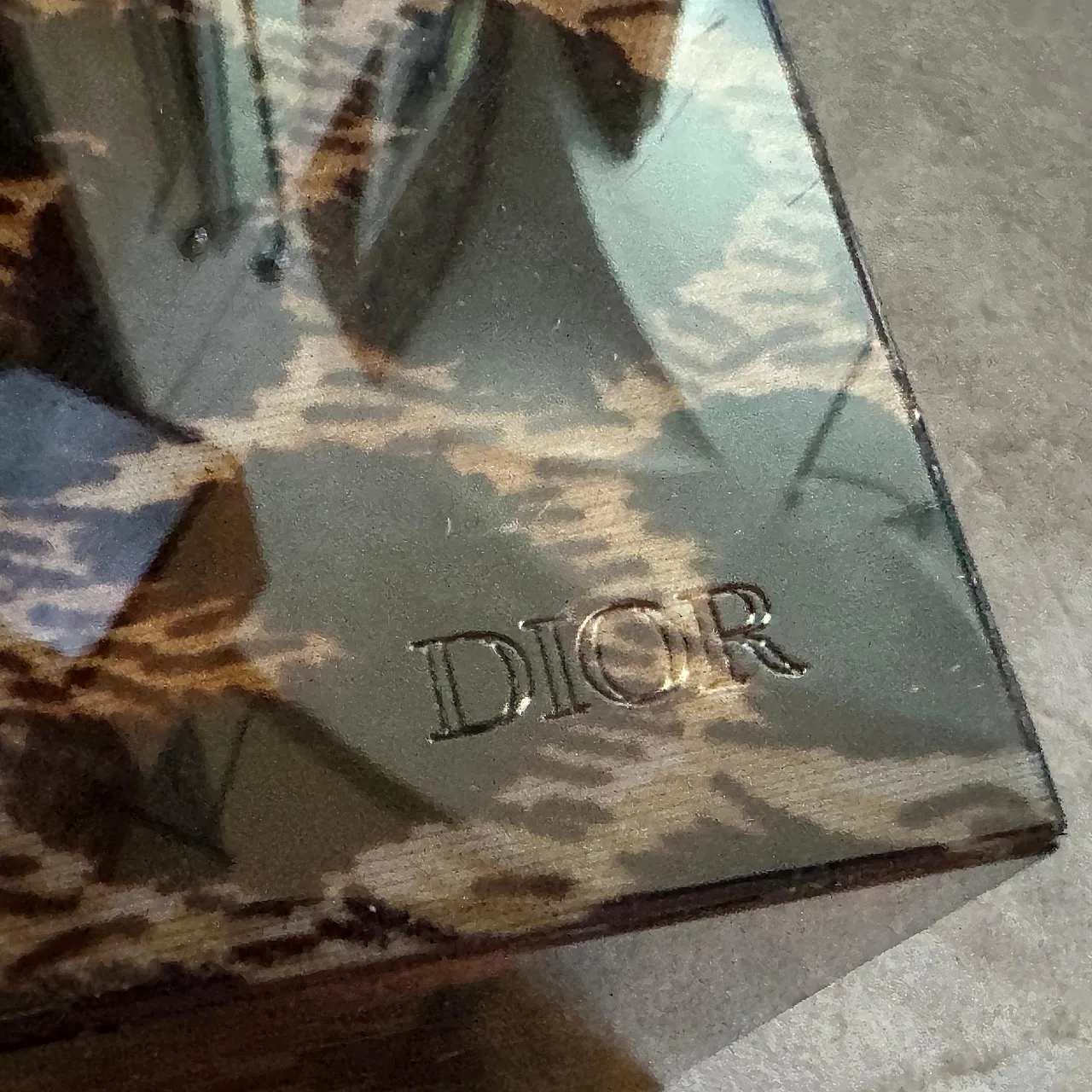 Mid-Century Modern faux leopard lucite containers by Dior Home, 1980s 9