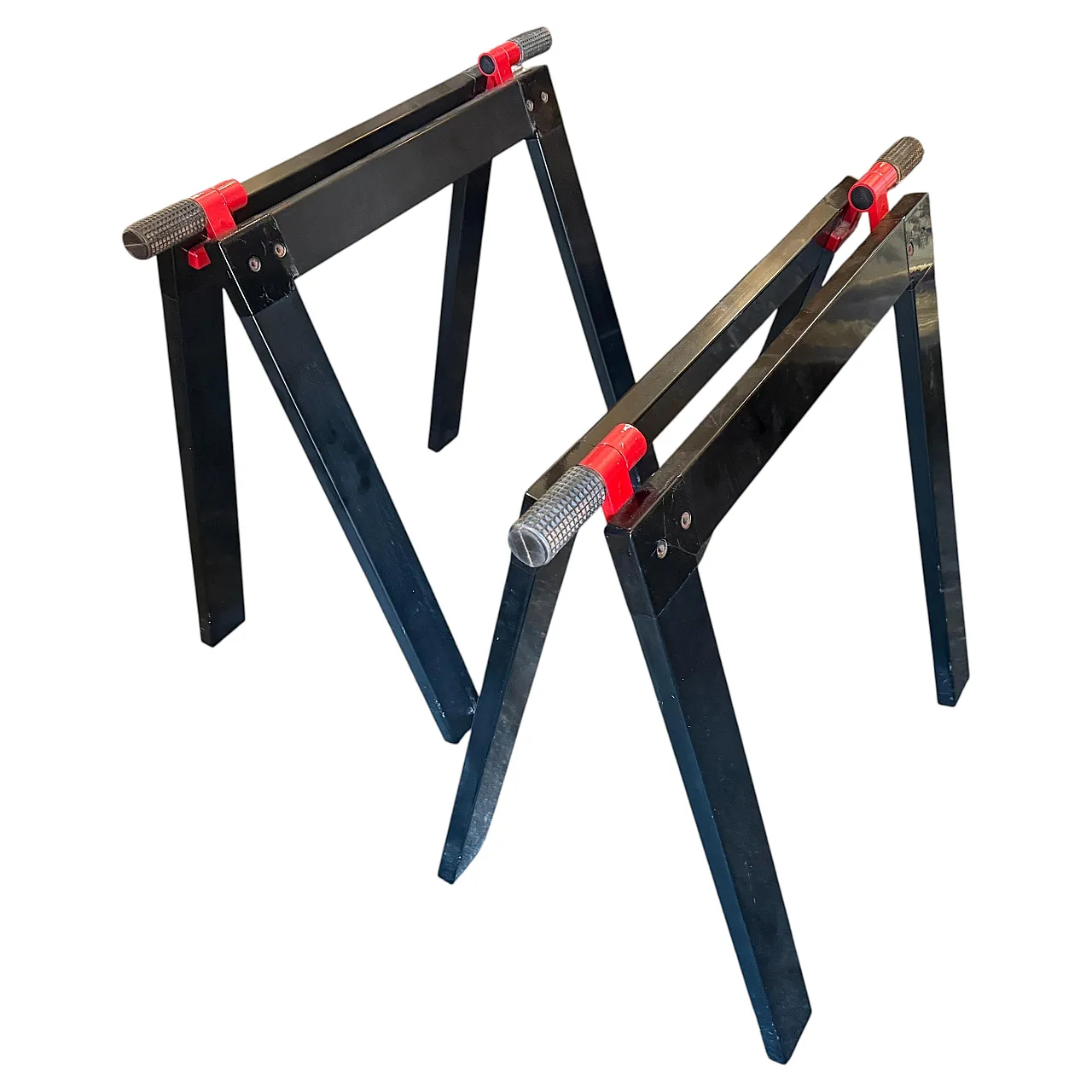 Pair of easels for Gaetano Table by Gae Aulenti for Zanotta, 1970s 1