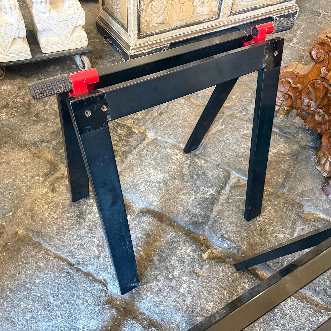 Pair of easels for Gaetano Table by Gae Aulenti for Zanotta, 1970s 14