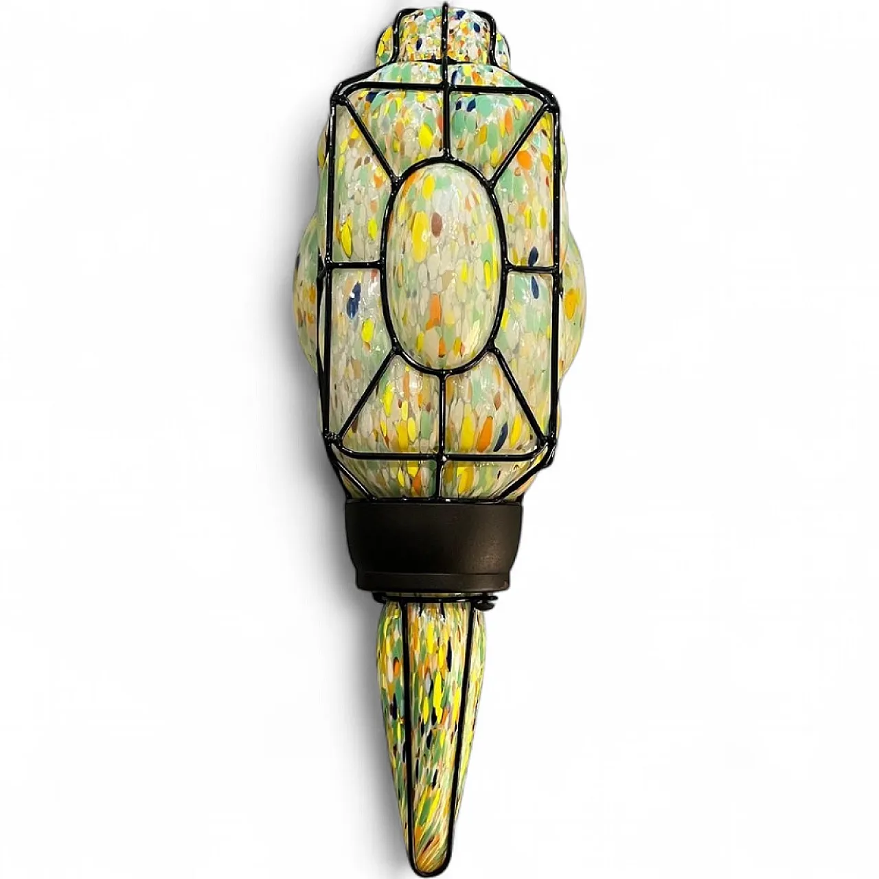 Lampada da parete da collezione in vetro di Murano, anni '70 6