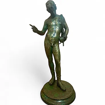 Bronze sculpture Dionysus, so called Narcissus, 19th century