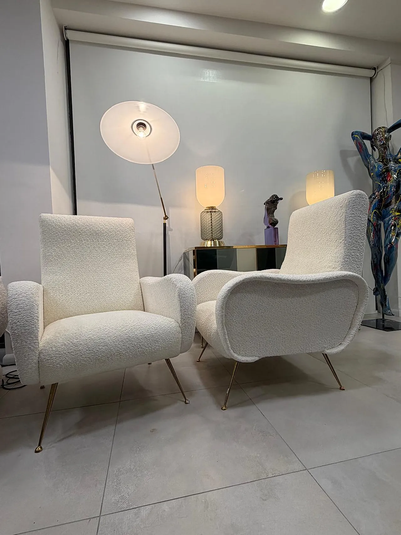 Pair of armchairs by Zanuso, 1960s 3