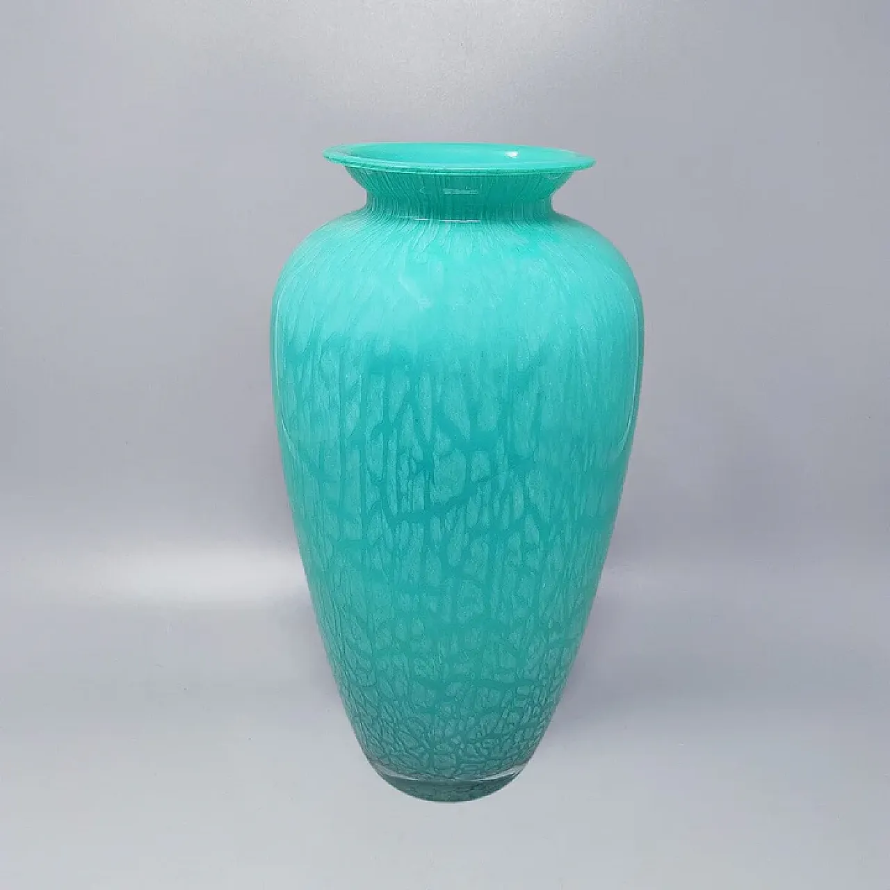 Vaso fatto a mano da VAM in vetro di Murano, anni '70 1