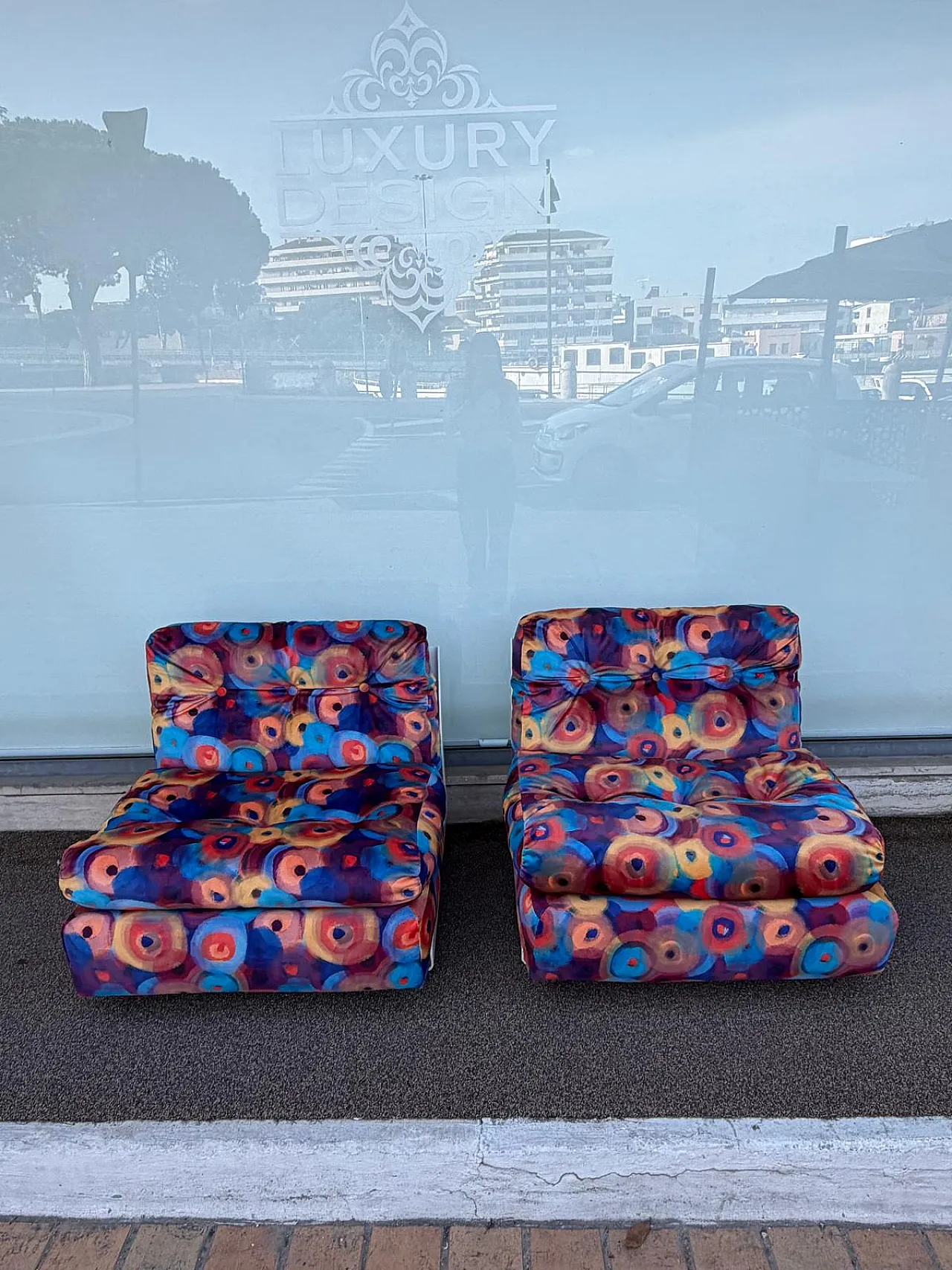 Pair of Amanta armchairs by Mario Bellini for C&B Italia, 1969 3