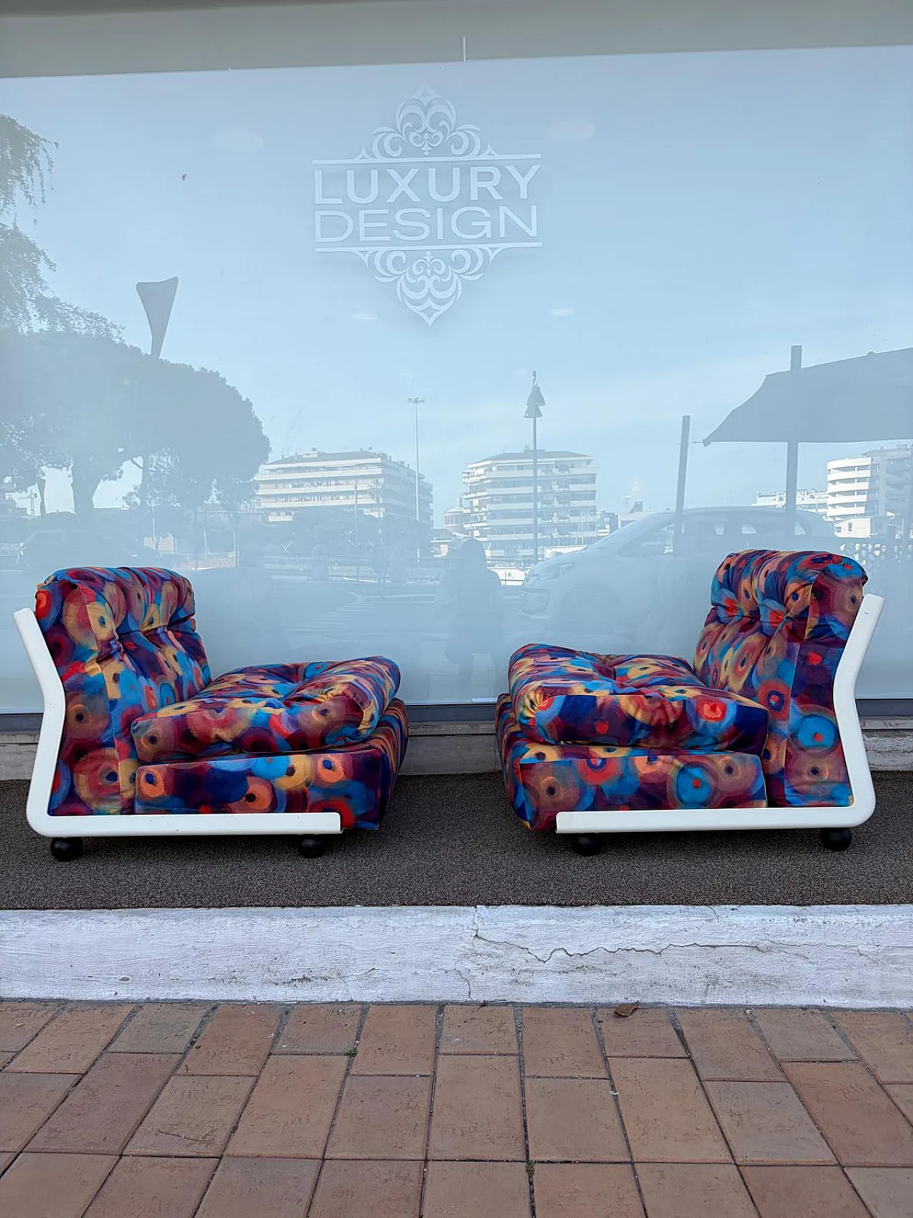 Pair of Amanta armchairs by Mario Bellini for C&B Italia, 1969 6