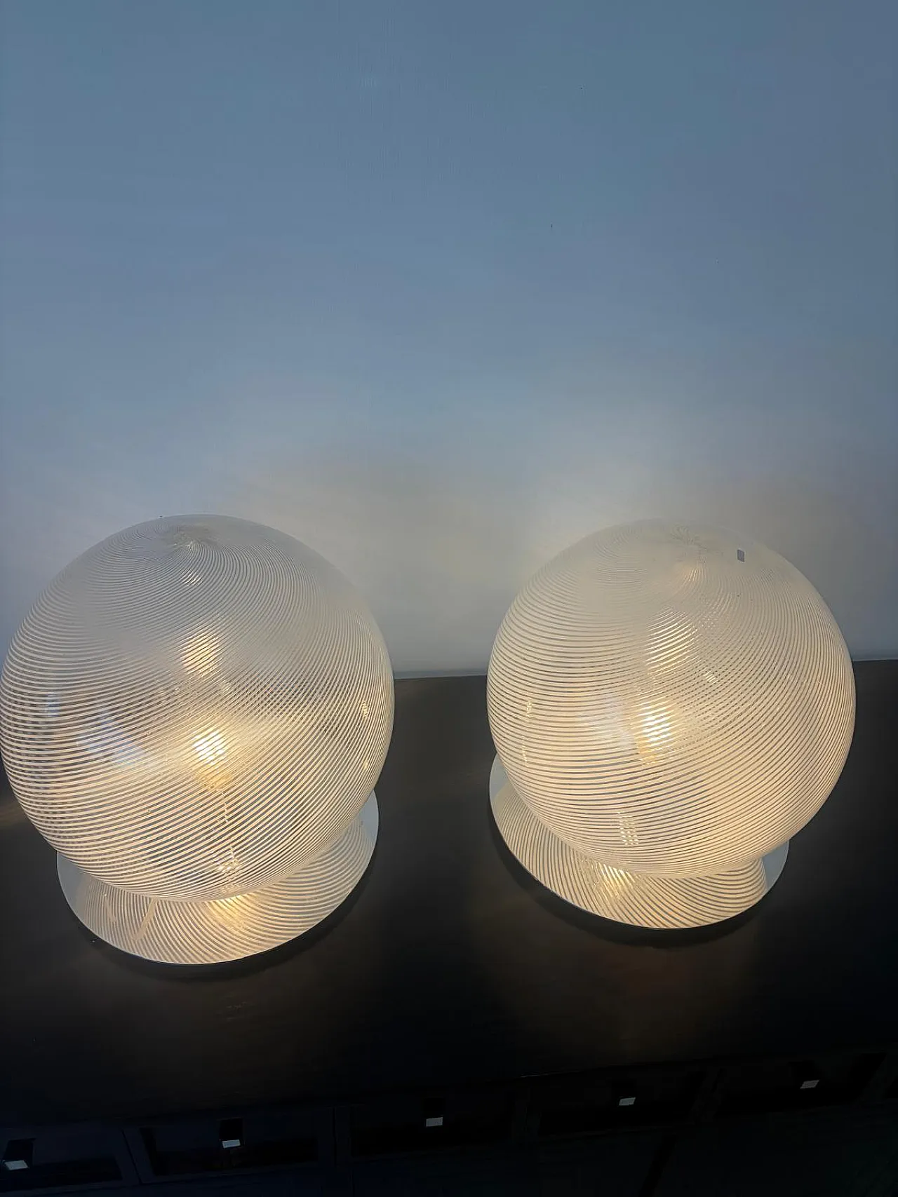 Coppia di lampade Venini, anni '70 9