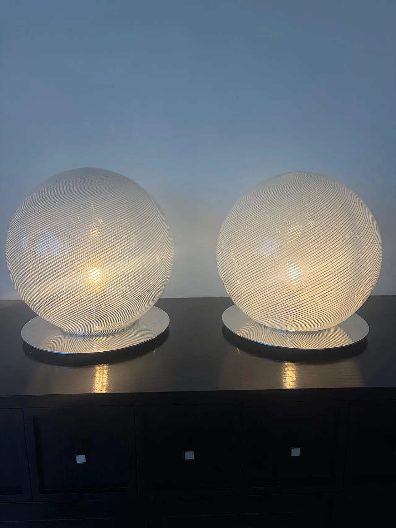 Coppia di lampade Venini, anni '70 10