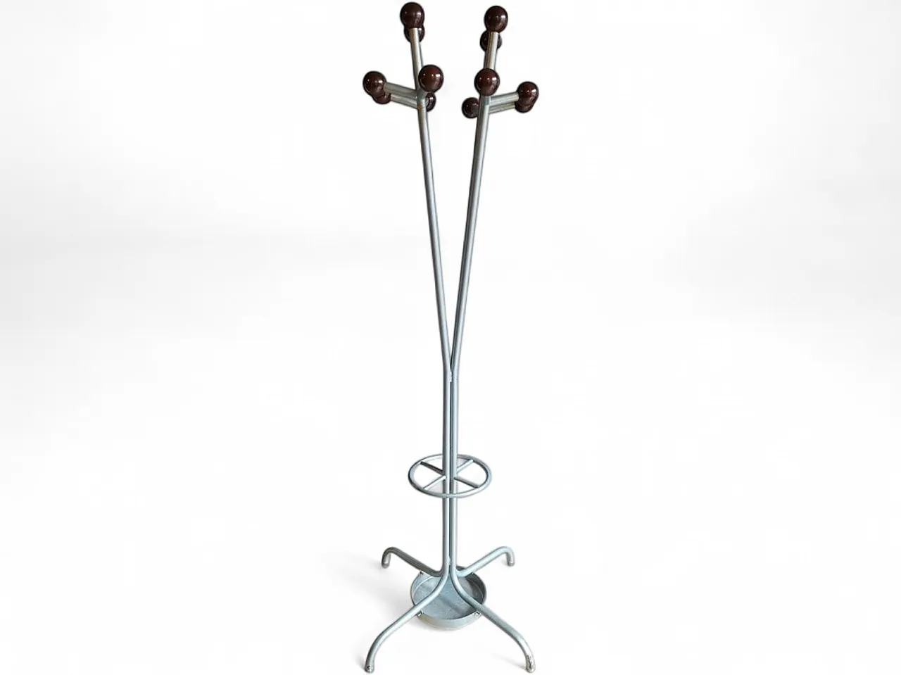 Industrial coat rack with umbrella stand, 1960s 6
