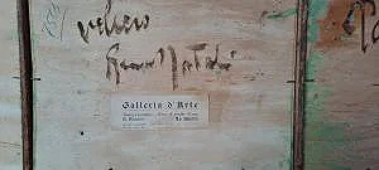 Sails in Port by Renato Natali, oil on plywood, 20th century 10