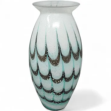 Vaso realizzato a mano in vetro di Murano da Ca dei Vetrai, anni '60