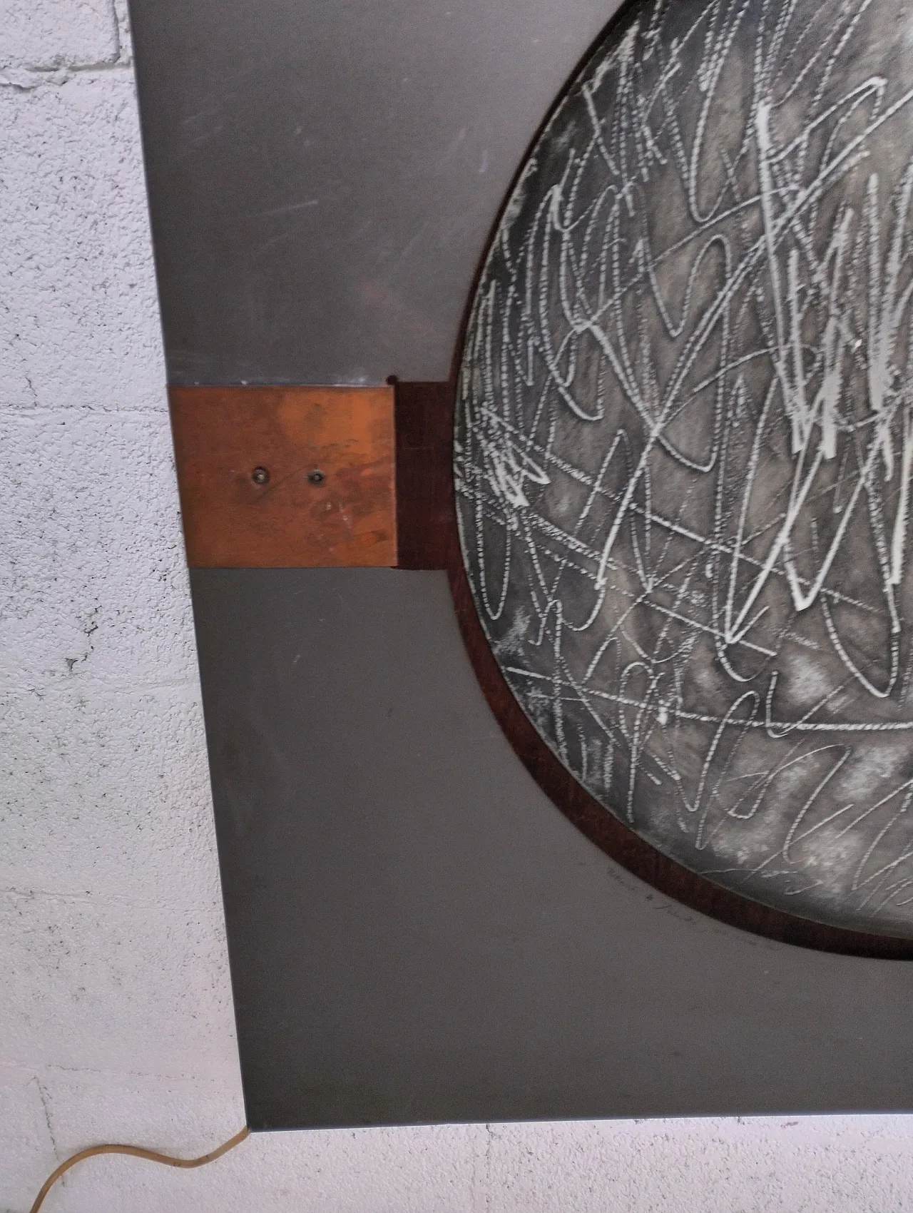 Pannello da parete luminoso di Nerone e Patuzzi Gruppo NP2 anni '70 3