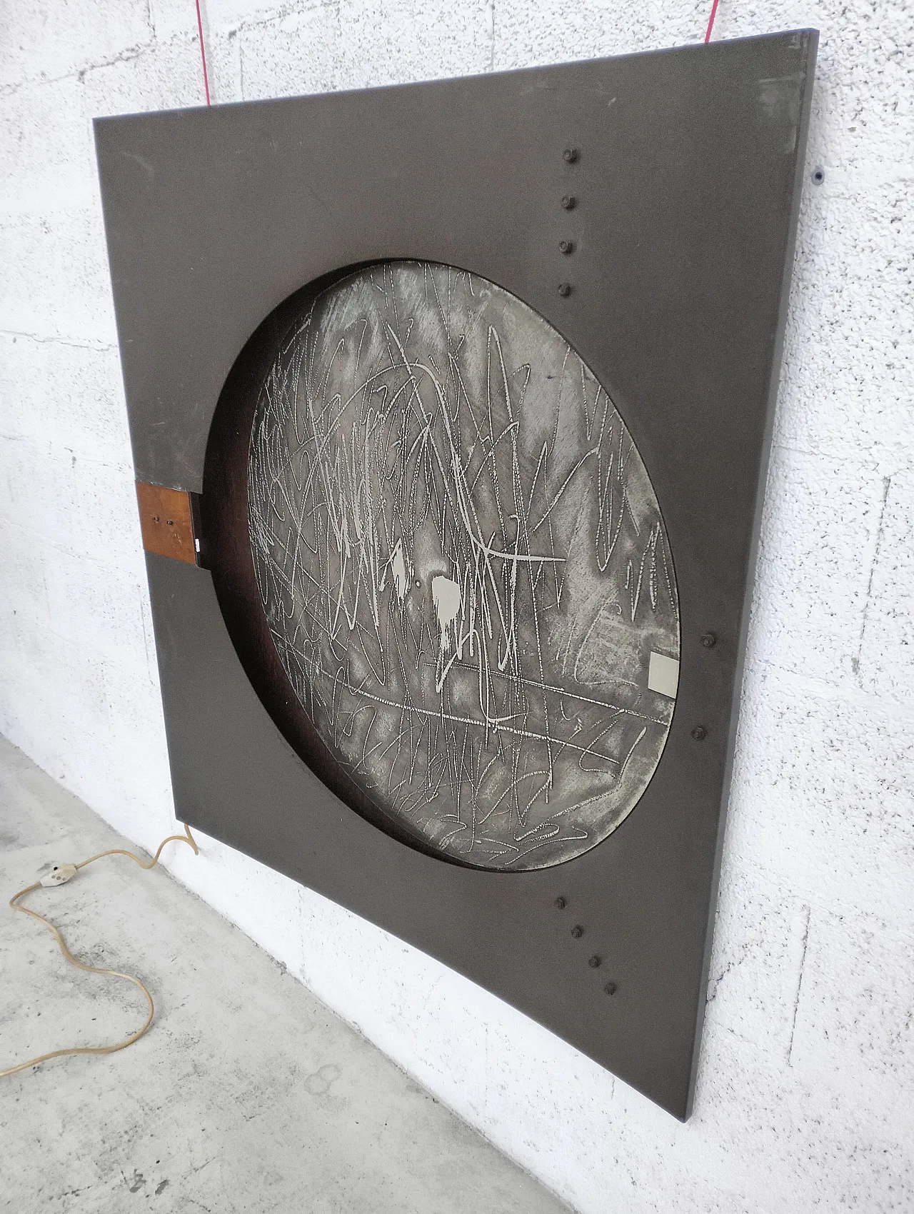 Pannello da parete luminoso di Nerone e Patuzzi Gruppo NP2 anni '70 5