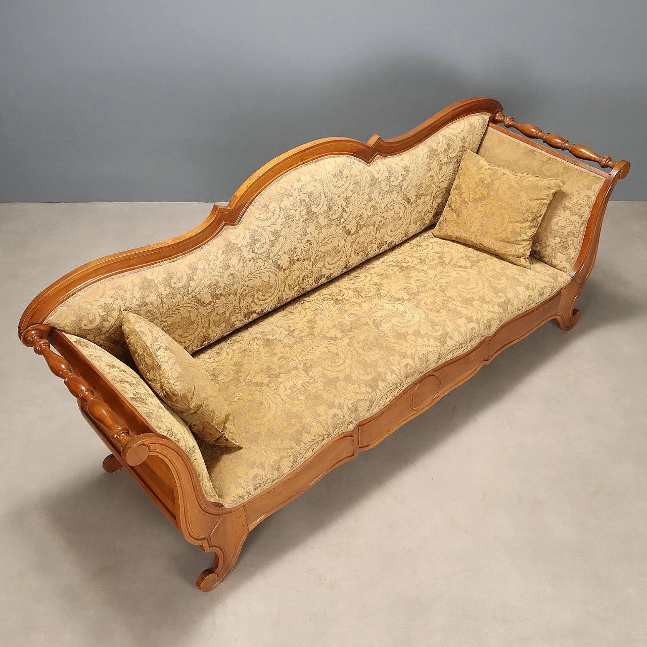 Divano in legno di noce, '800 9