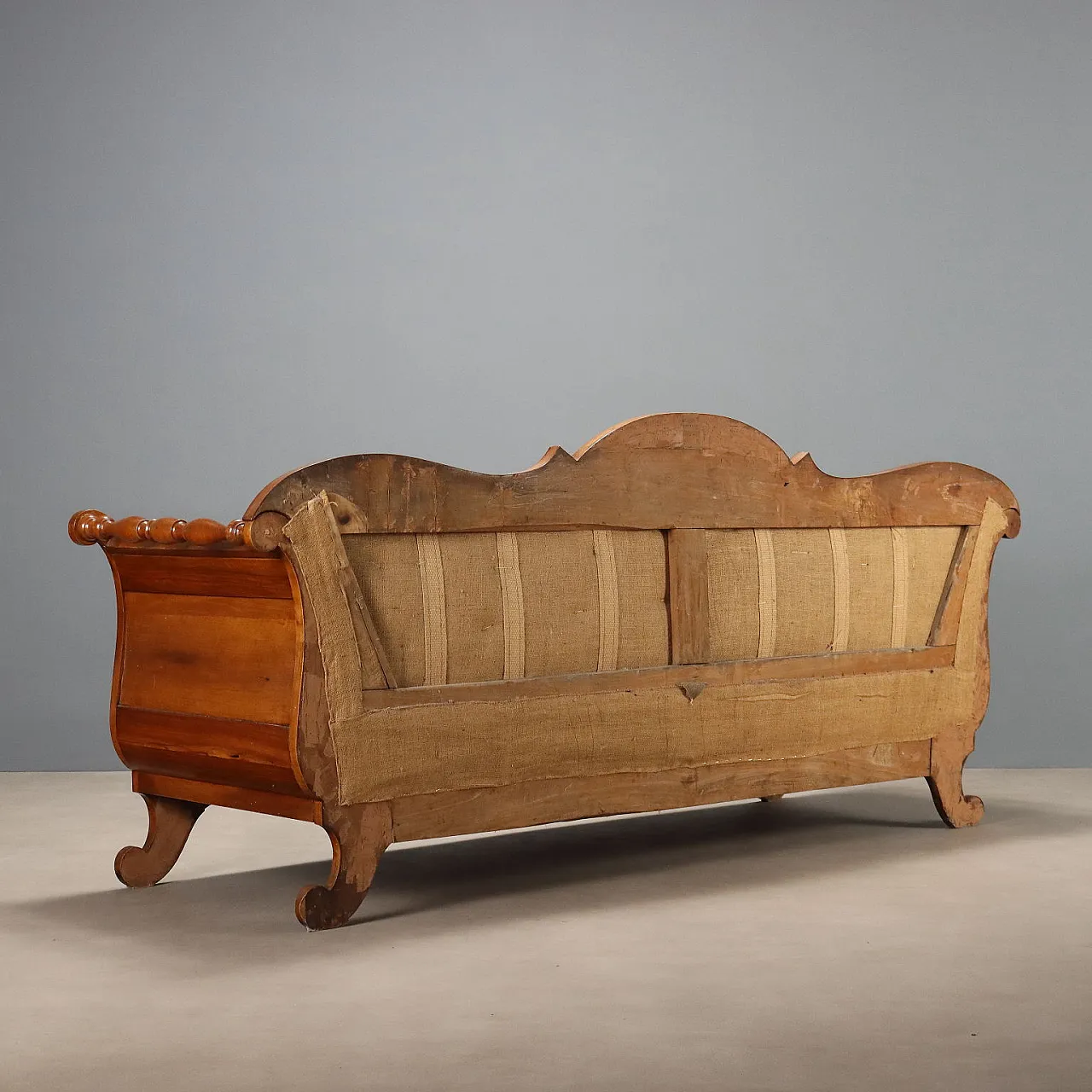 Divano in legno di noce, '800 10