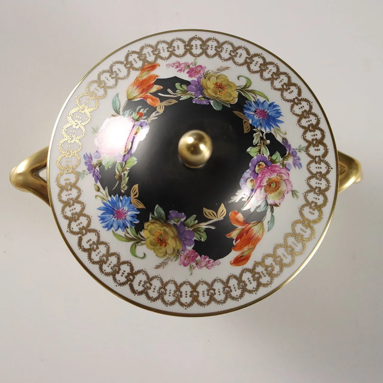 Tete a Tete service in Vieux Limoges porcelain, 20th century 9