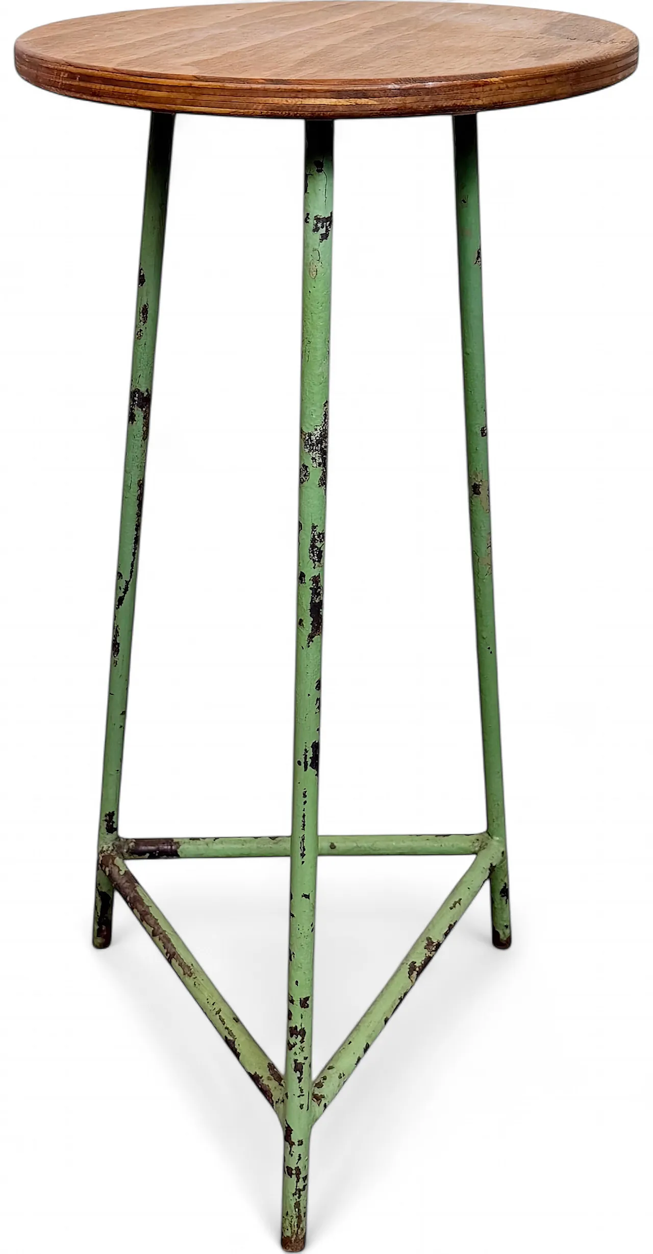 Green Industrial Workshop Stool, 1960s 14