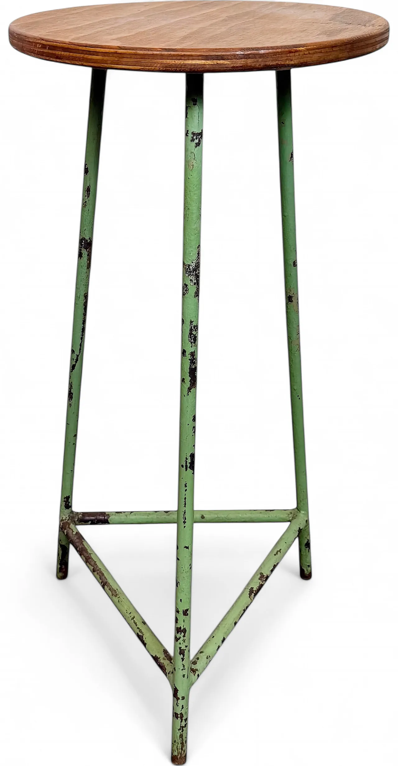 Green Industrial Workshop Stool, 1960s 15