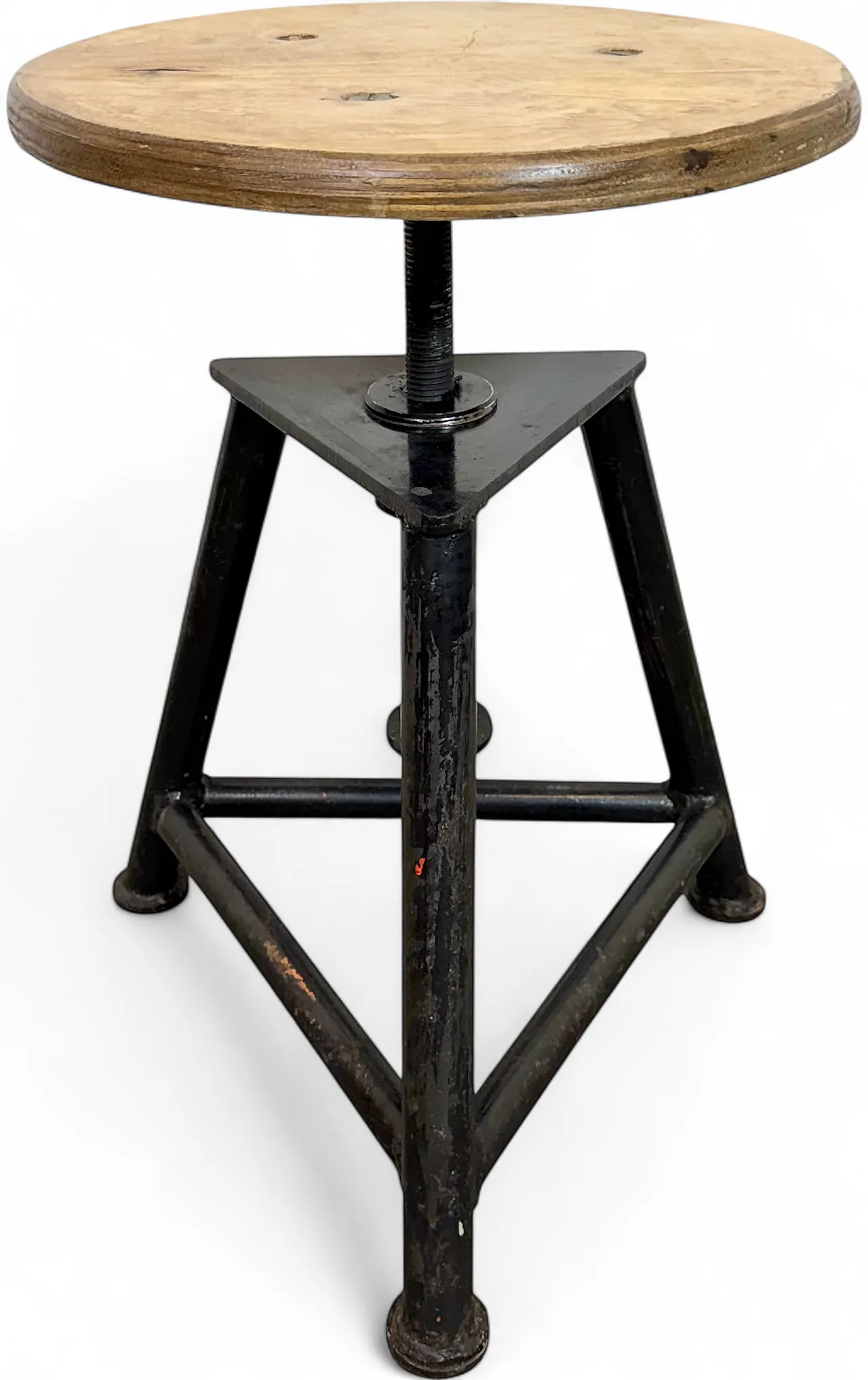 Black Industrial Workshop Swivel Stool, 1960s 14