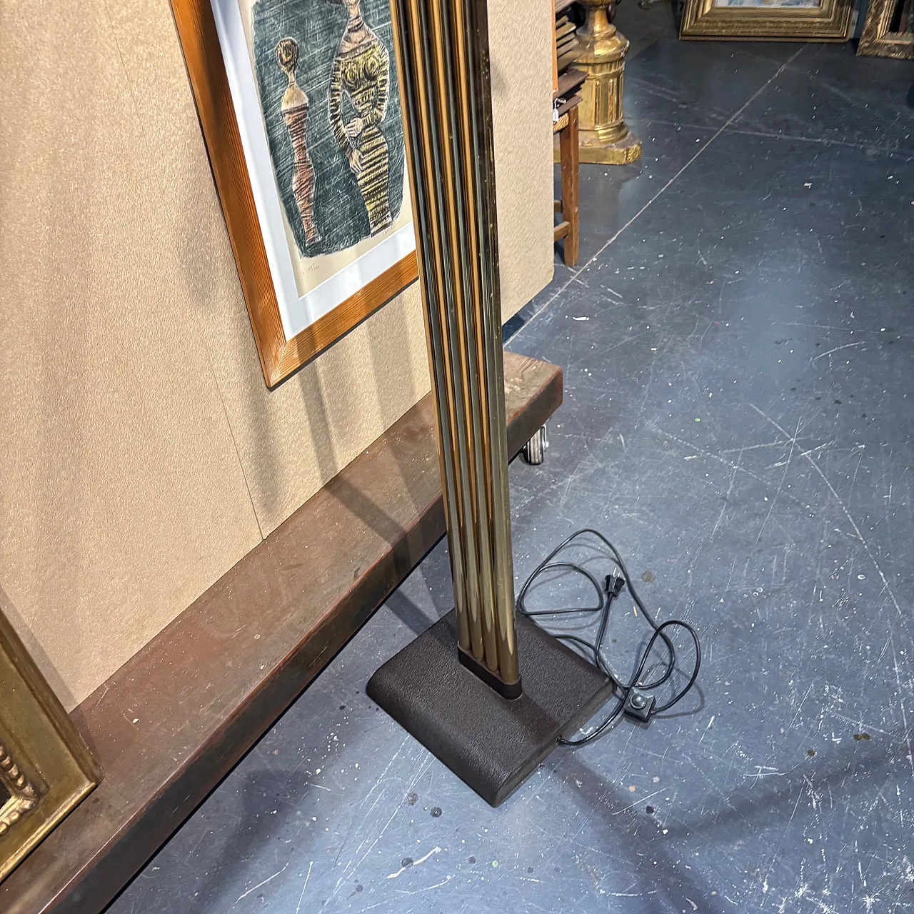 Reggiani floor lamp with four adjustable arms, 70s 8