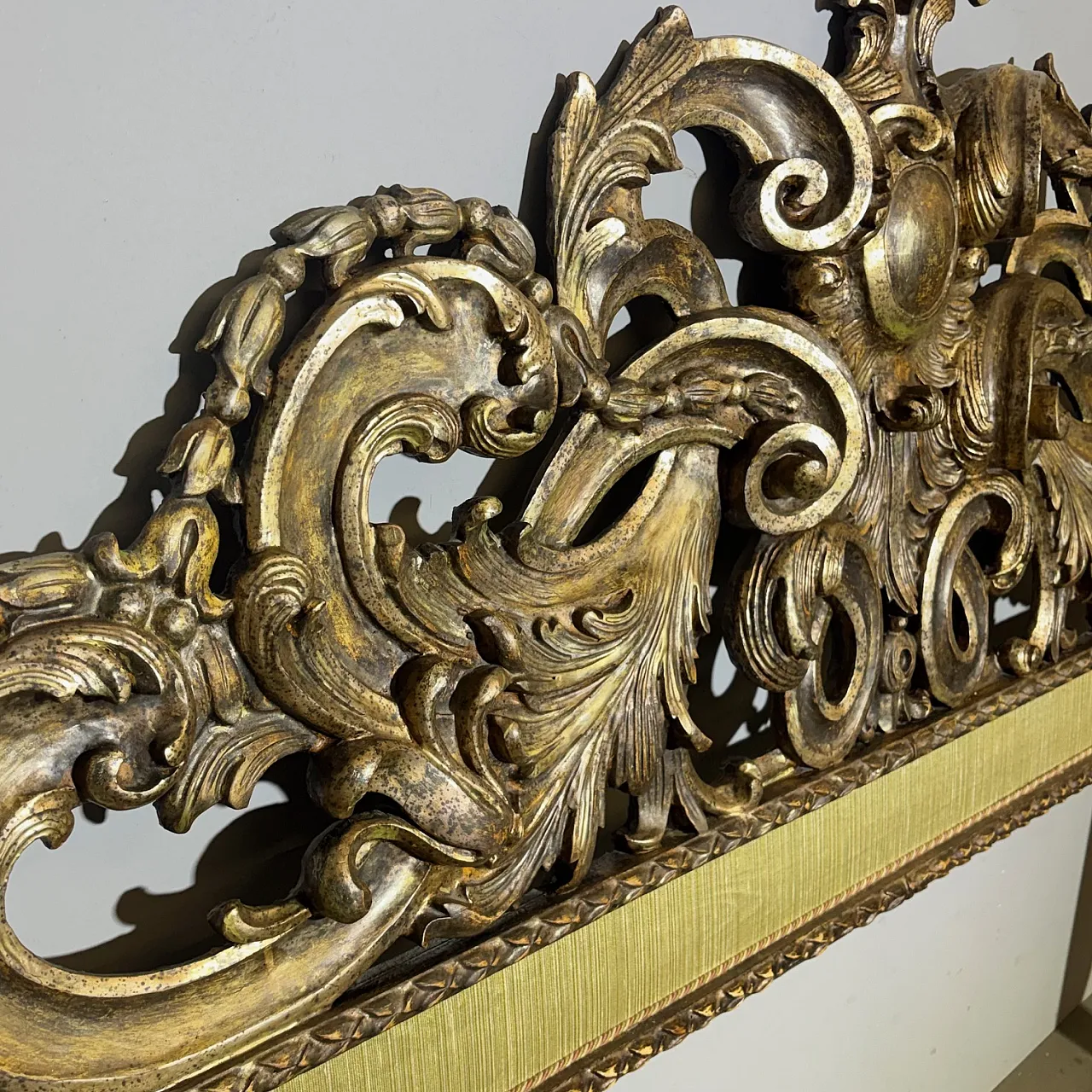 Testata Letto matrimoniale mecca argento Barocco, primi '900 5