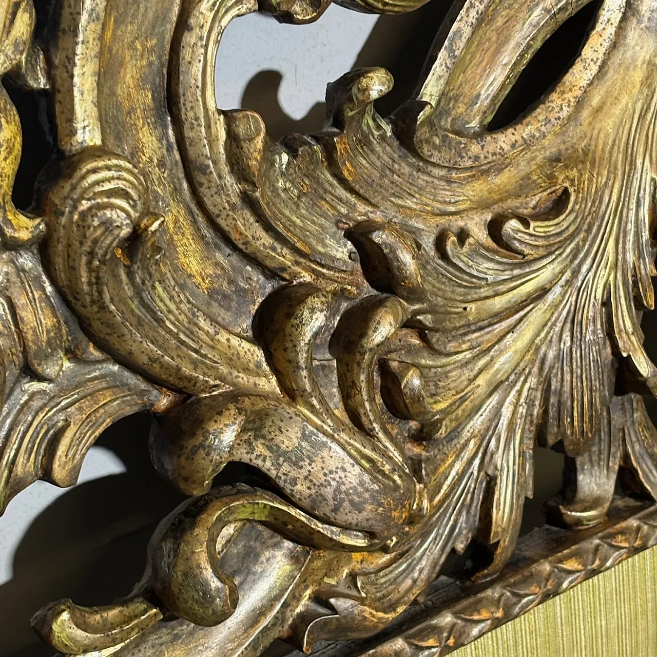 Testata Letto matrimoniale mecca argento Barocco, primi '900 7