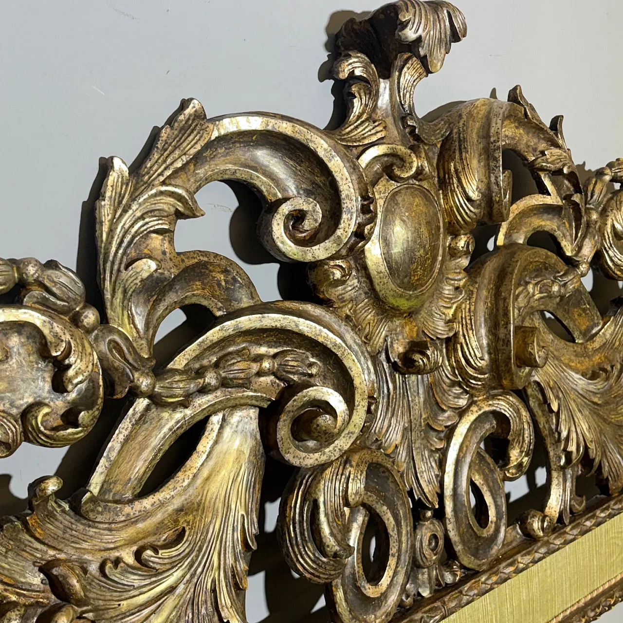 Testata Letto matrimoniale mecca argento Barocco, primi '900 8