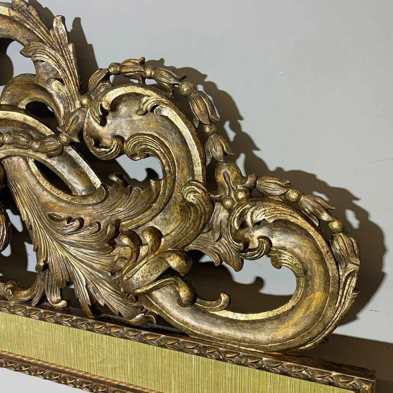 Testata Letto matrimoniale mecca argento Barocco, primi '900 9