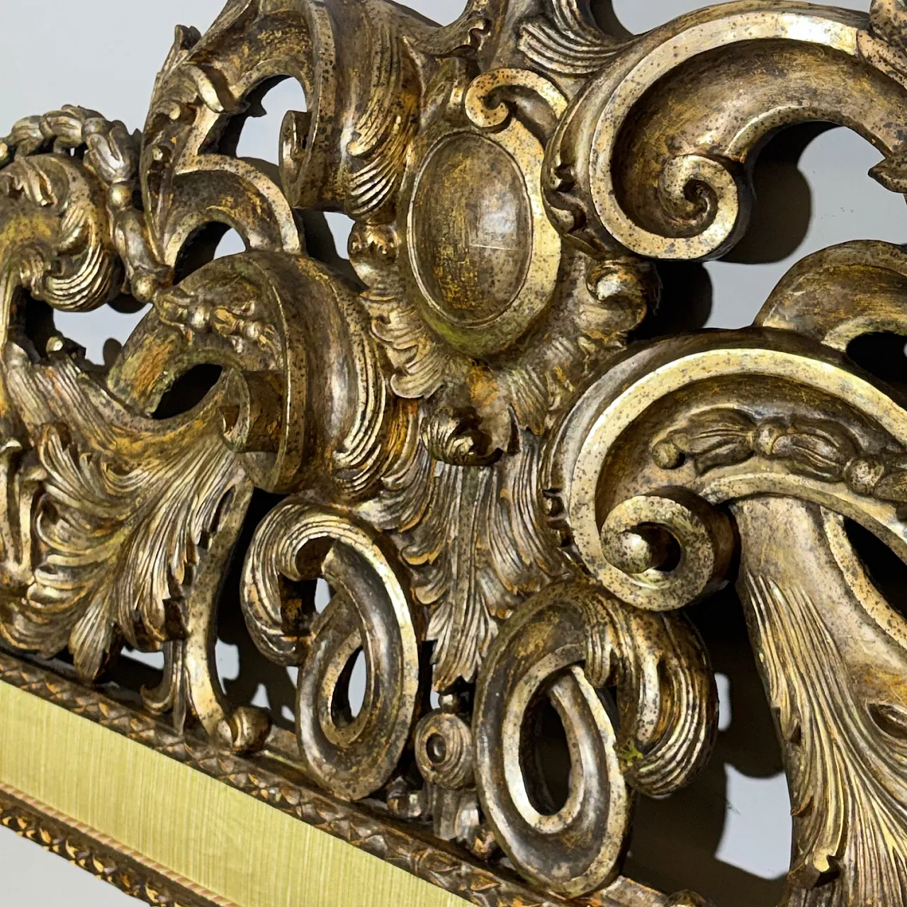 Testata Letto matrimoniale mecca argento Barocco, primi '900 10