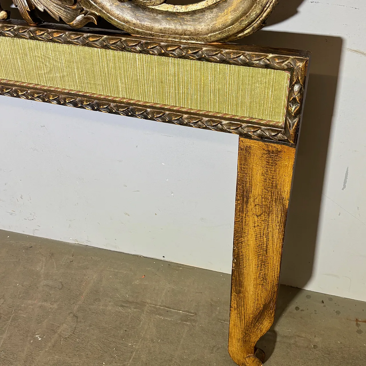 Testata Letto matrimoniale mecca argento Barocco, primi '900 11