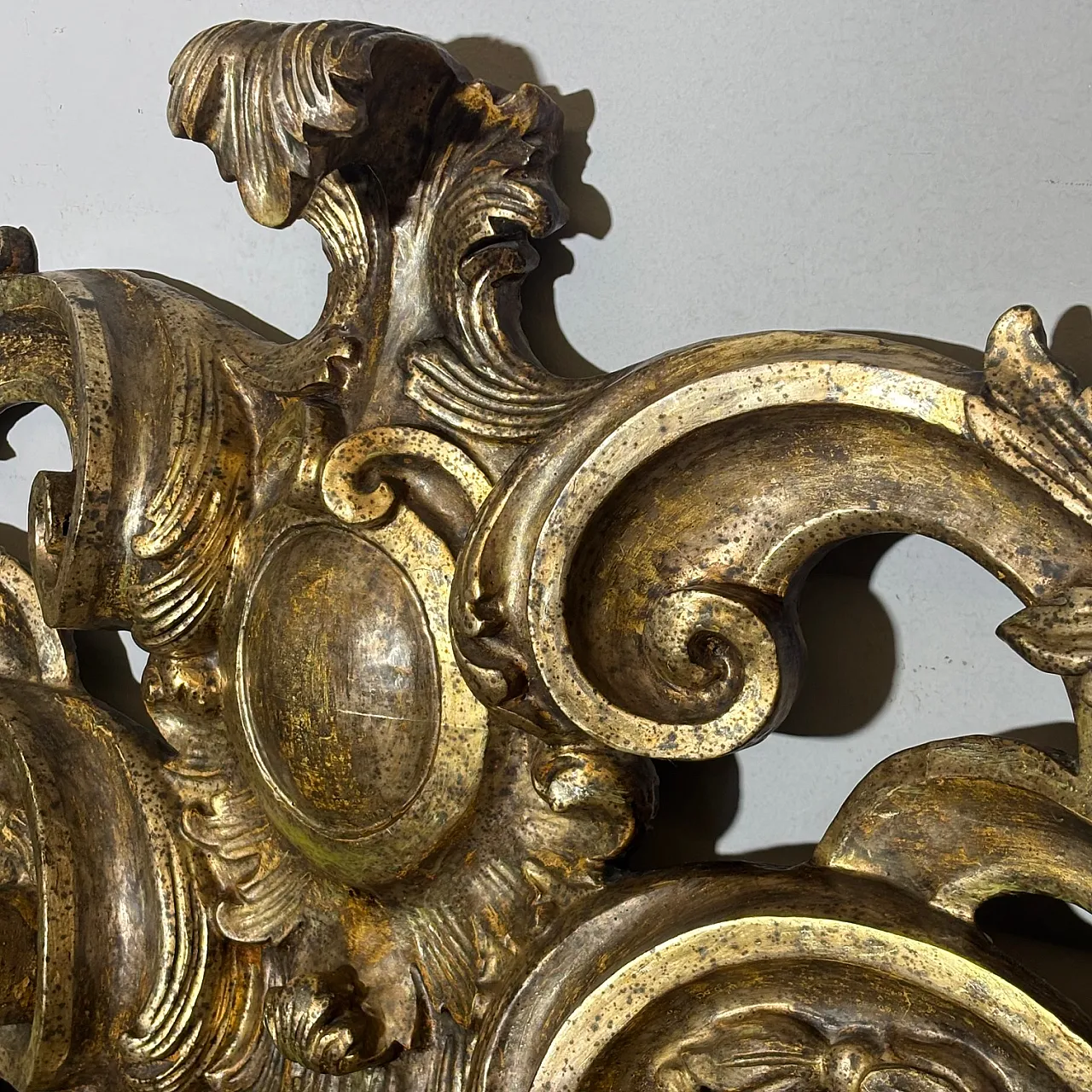 Testata Letto matrimoniale mecca argento Barocco, primi '900 12