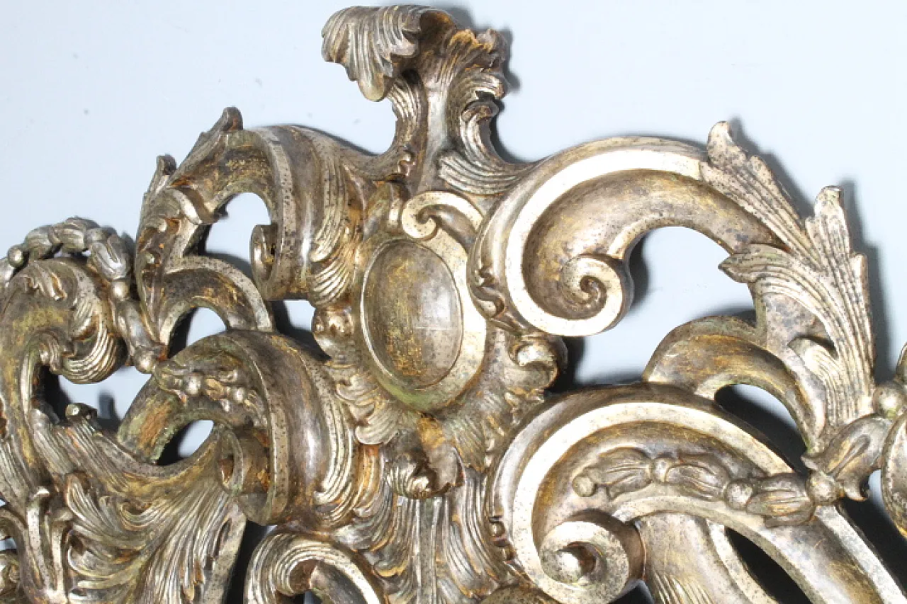 Testata Letto matrimoniale mecca argento Barocco, primi '900 15