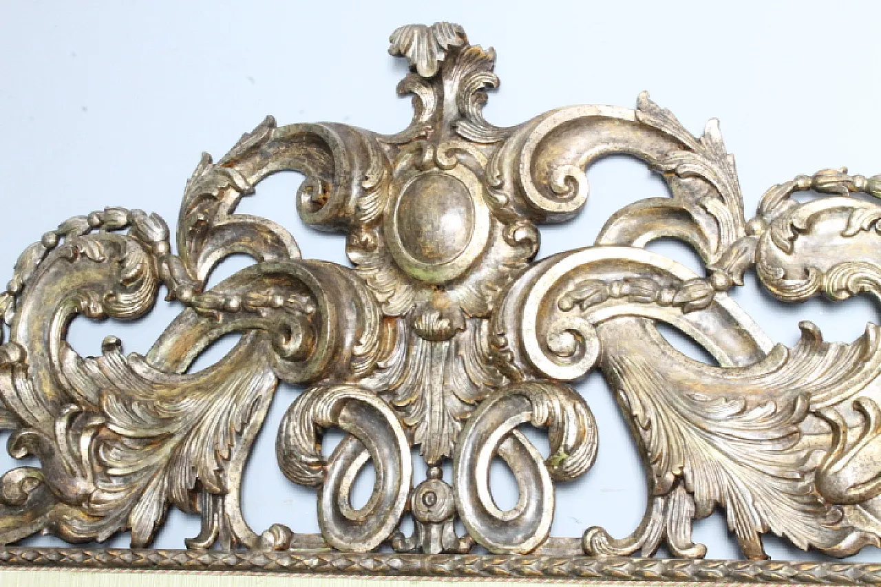 Testata Letto matrimoniale mecca argento Barocco, primi '900 16