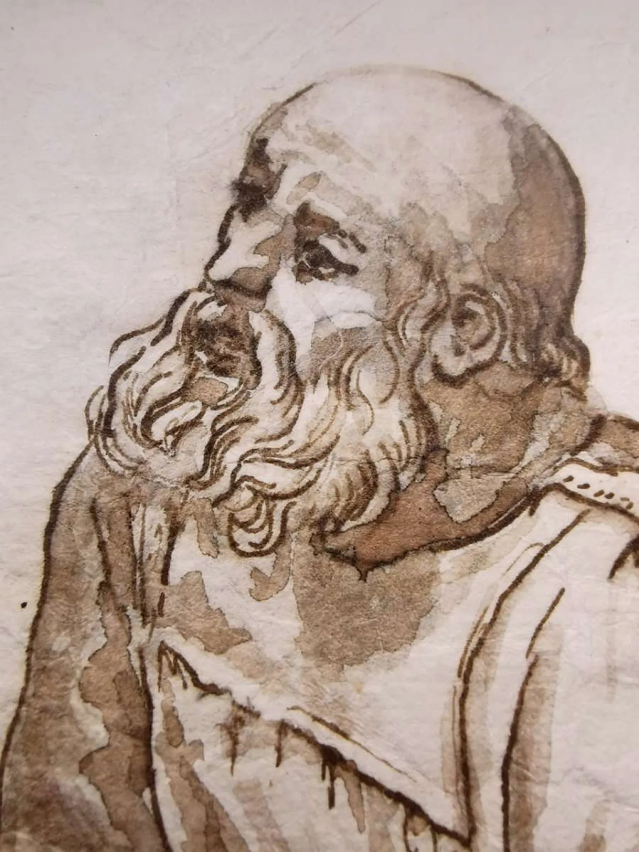 Giovanni Battista Trotti, Disegno manierista a inchiostro bruno, XVI secolo 2