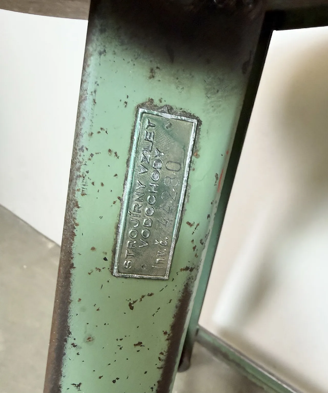 Green Industrial Workshop Stool, 1960s 12