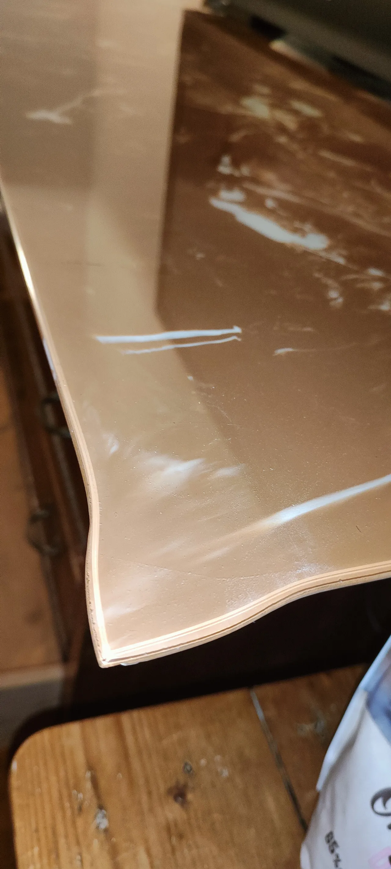 Sideboard / bar cabinet in briar wood brass details, late 1950s 4