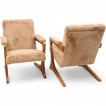 Pair of Zeca deck chairs attributed to José Zanine Caldas, 1960