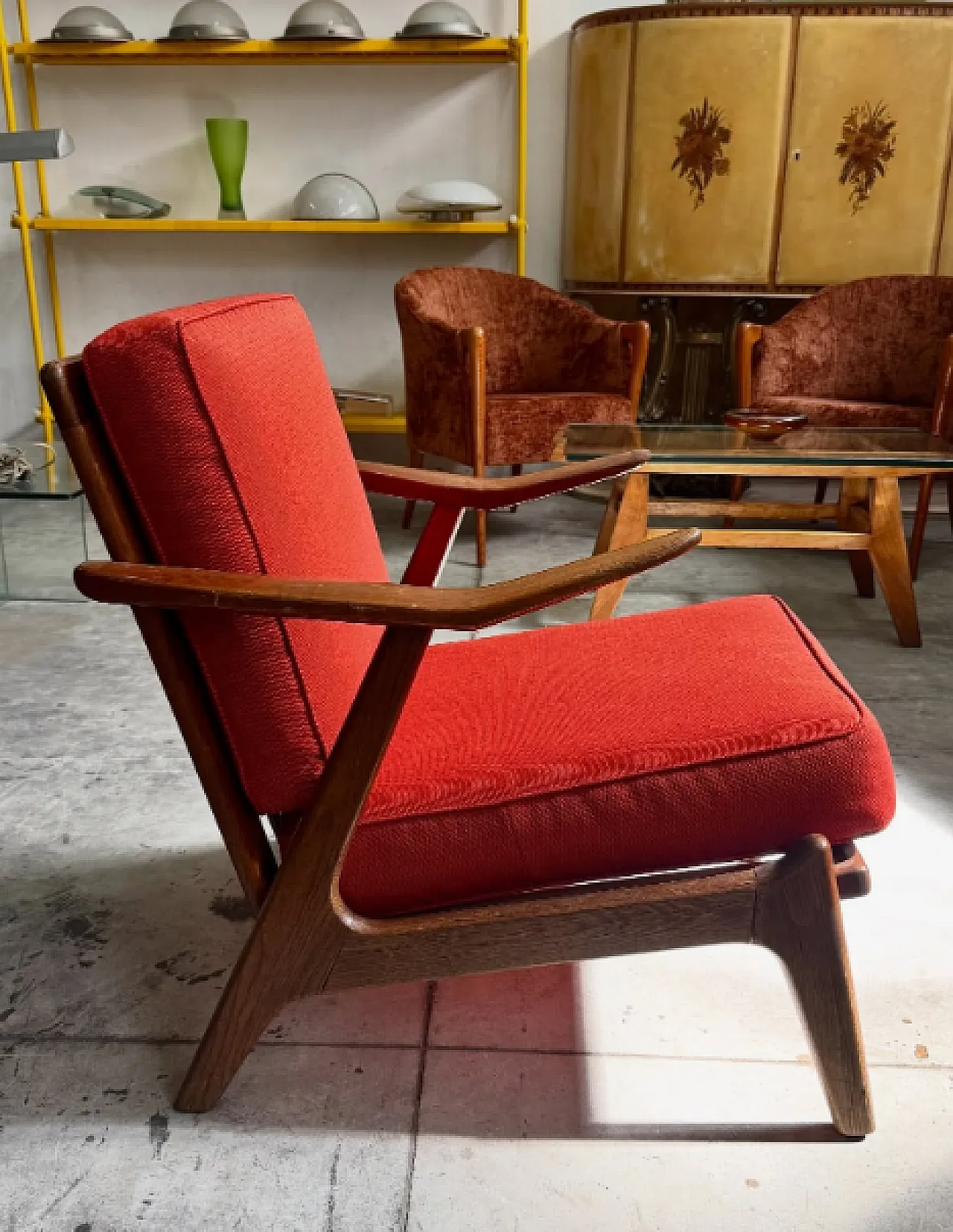 Poltrona lounge di H. Brockmann Petersen per Komfort, anni ’60 2