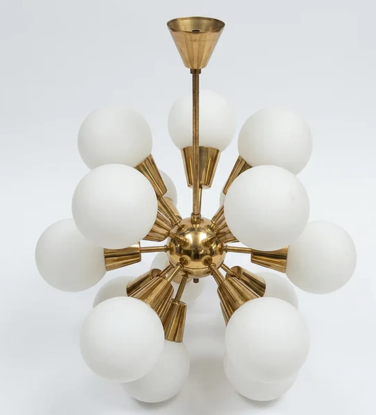 Sputnik chandelierglass di Kamenický Šenov, anni '60 1