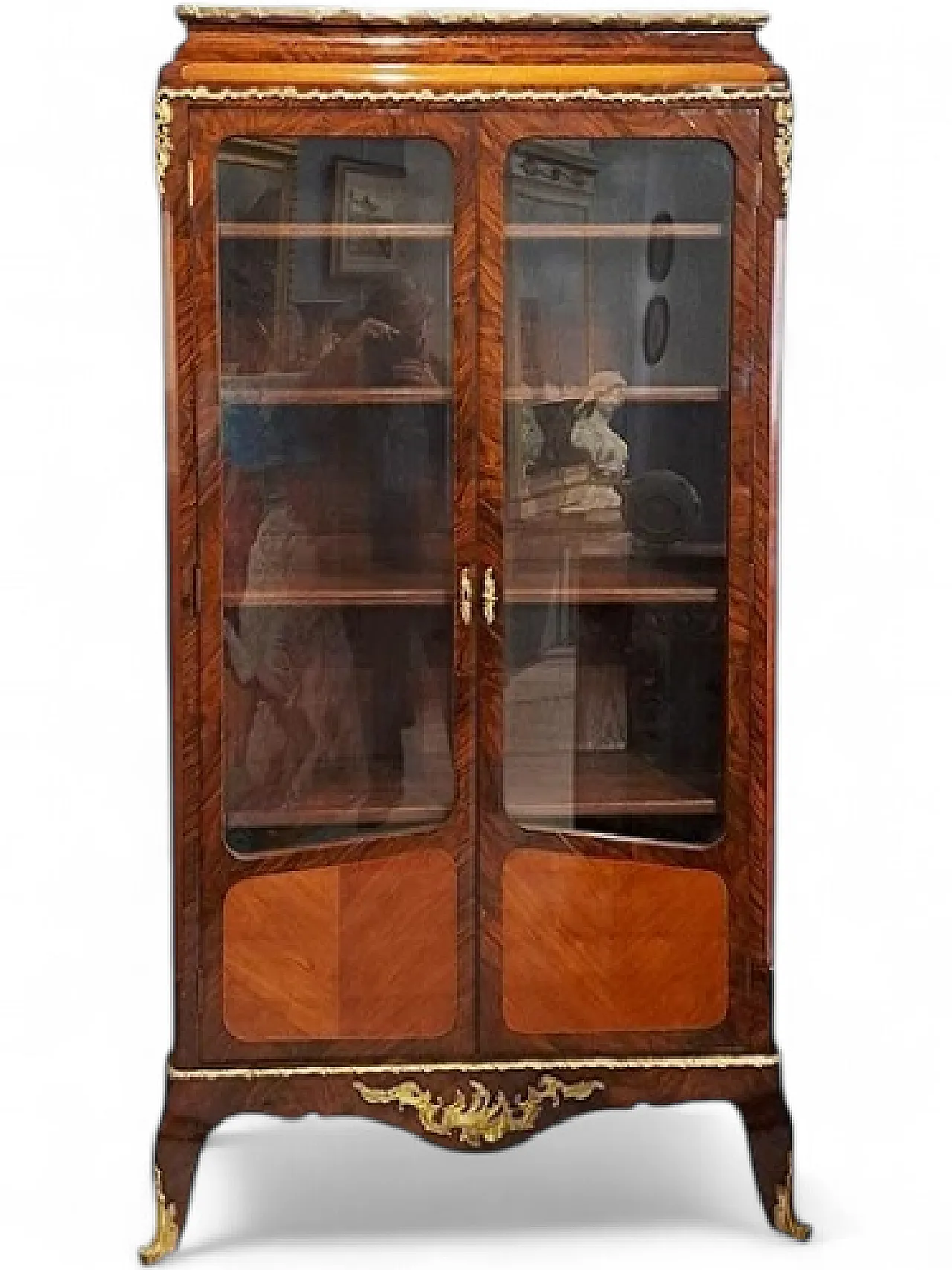 Vetrina nel bois de rose, tardo '800 10