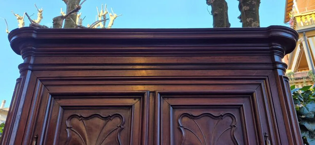 Armadio Luigi XIV in legno di noce, '700 9