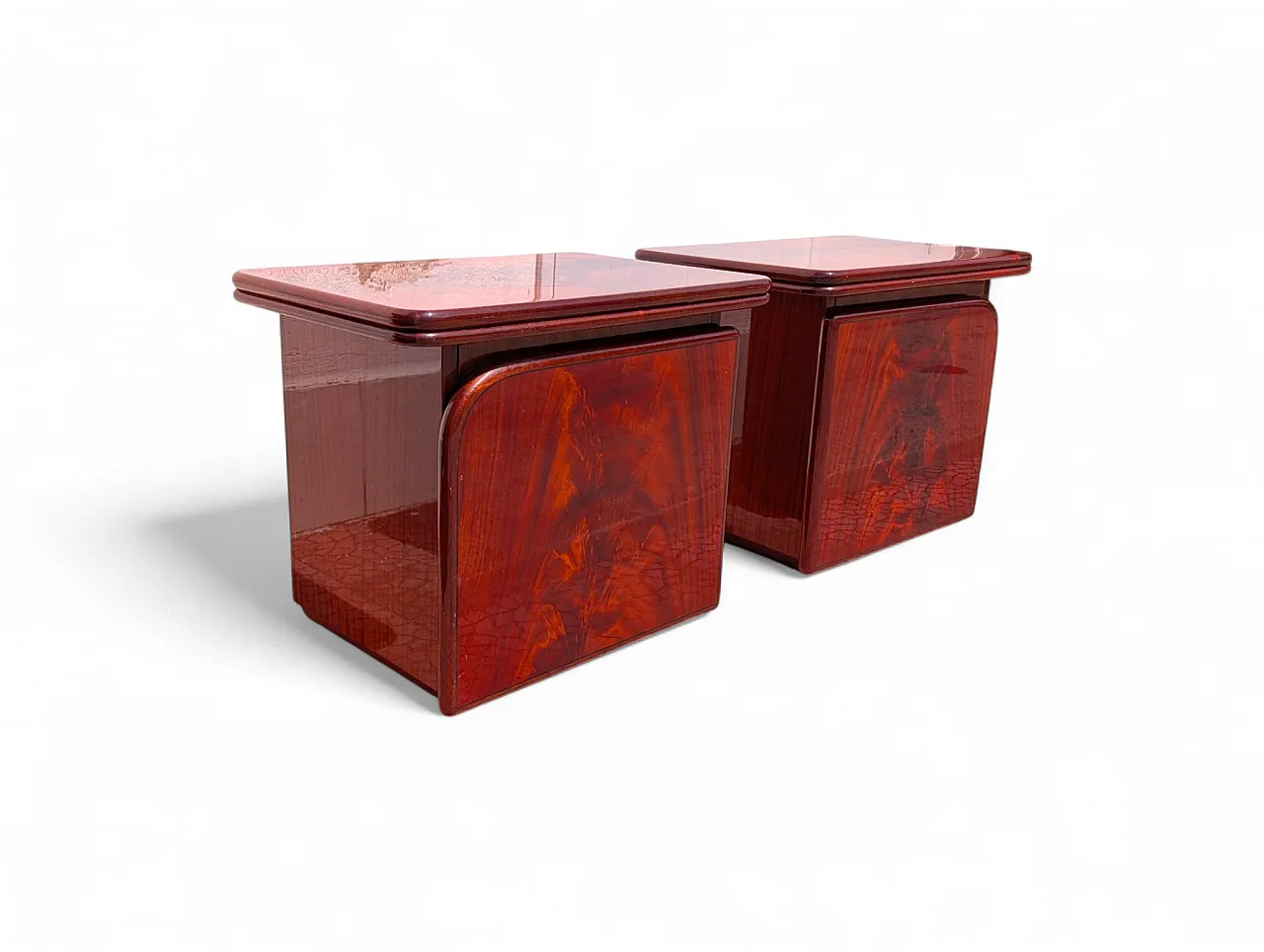 Set of dressers and bedside tables, Italy 1950s 3