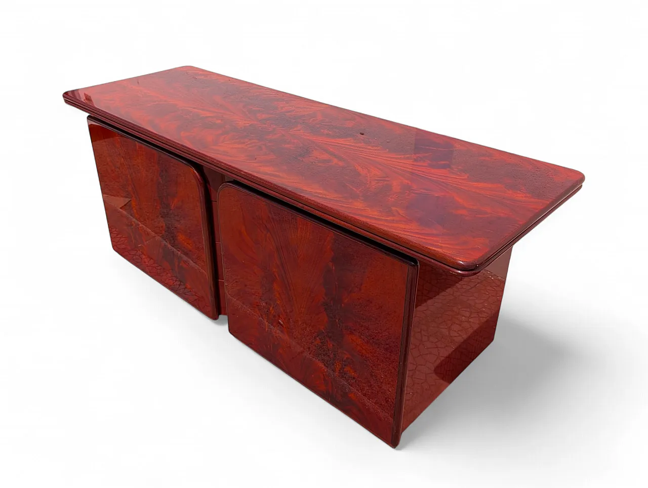 Set of dressers and bedside tables, Italy 1950s 10
