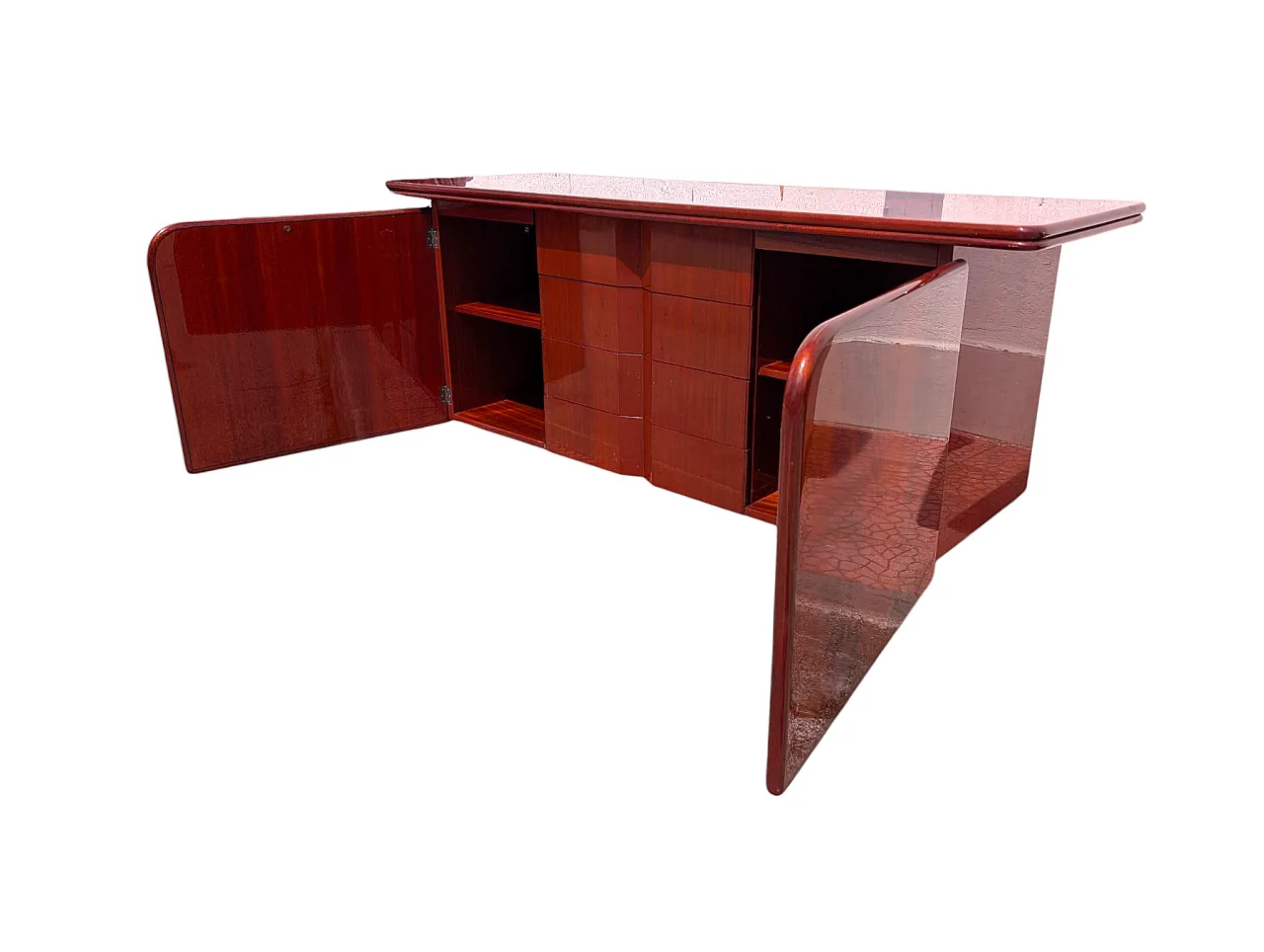 Set of dressers and bedside tables, Italy 1950s 12
