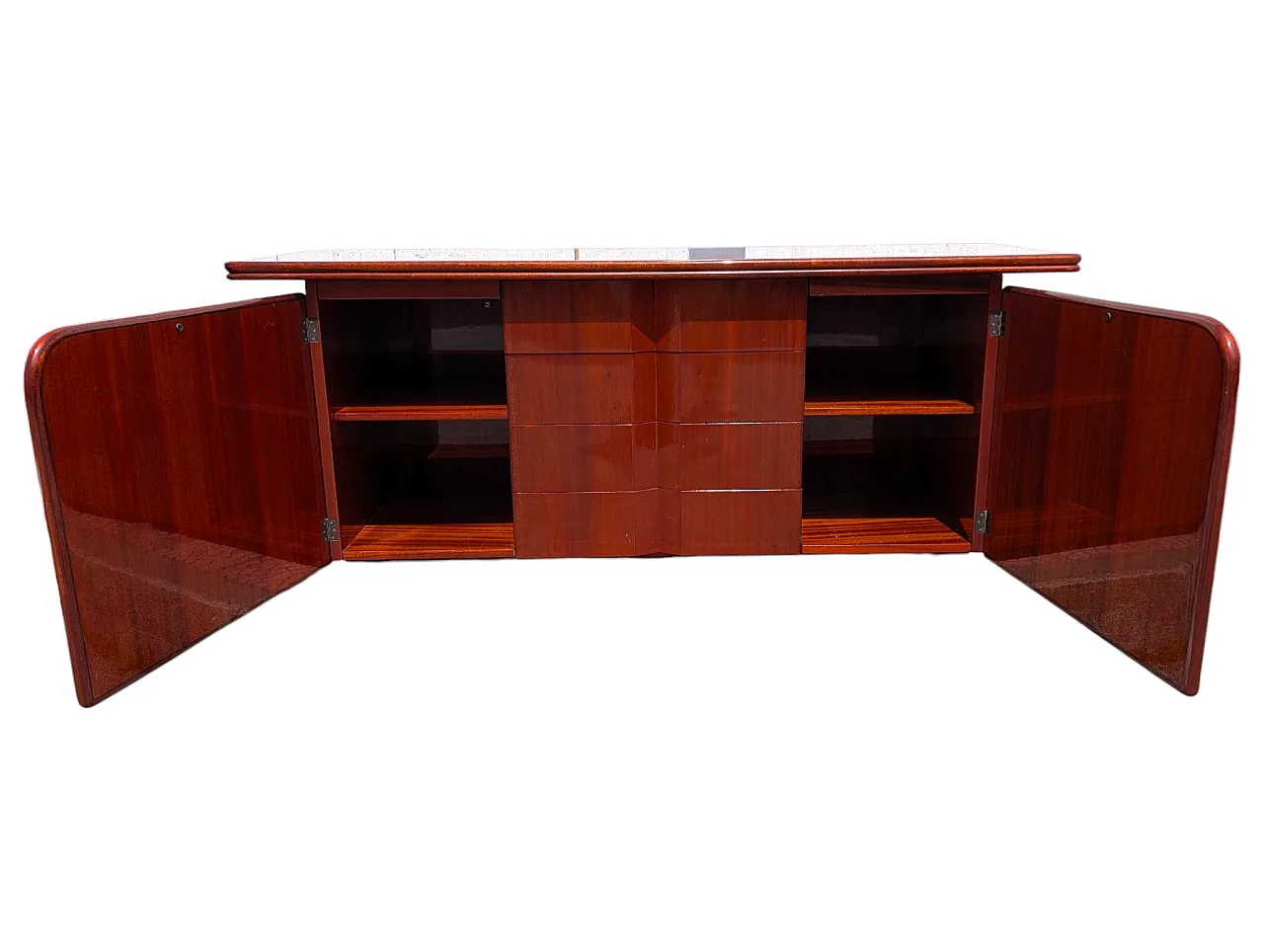 Set of dressers and bedside tables, Italy 1950s 13