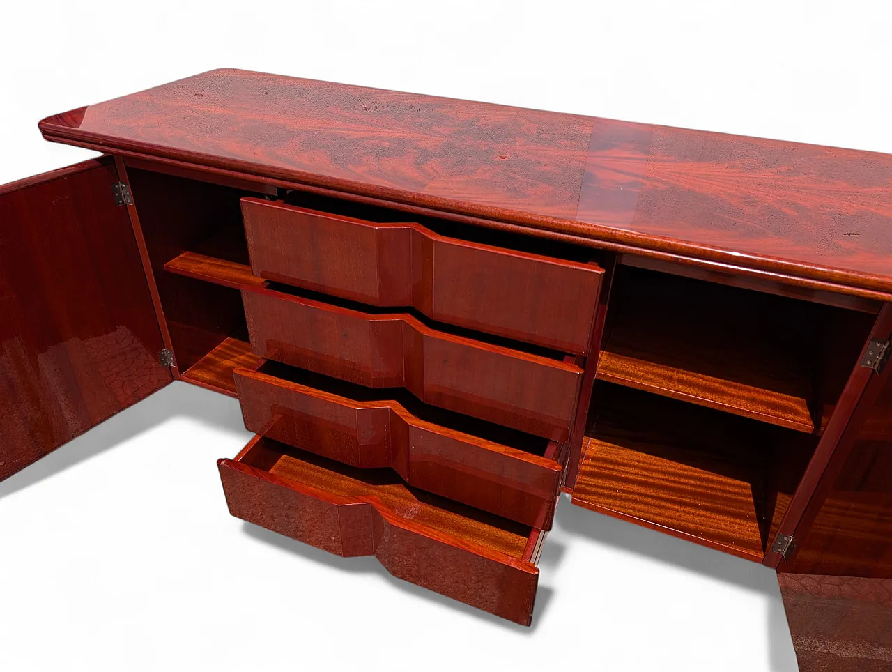 Set of dressers and bedside tables, Italy 1950s 14