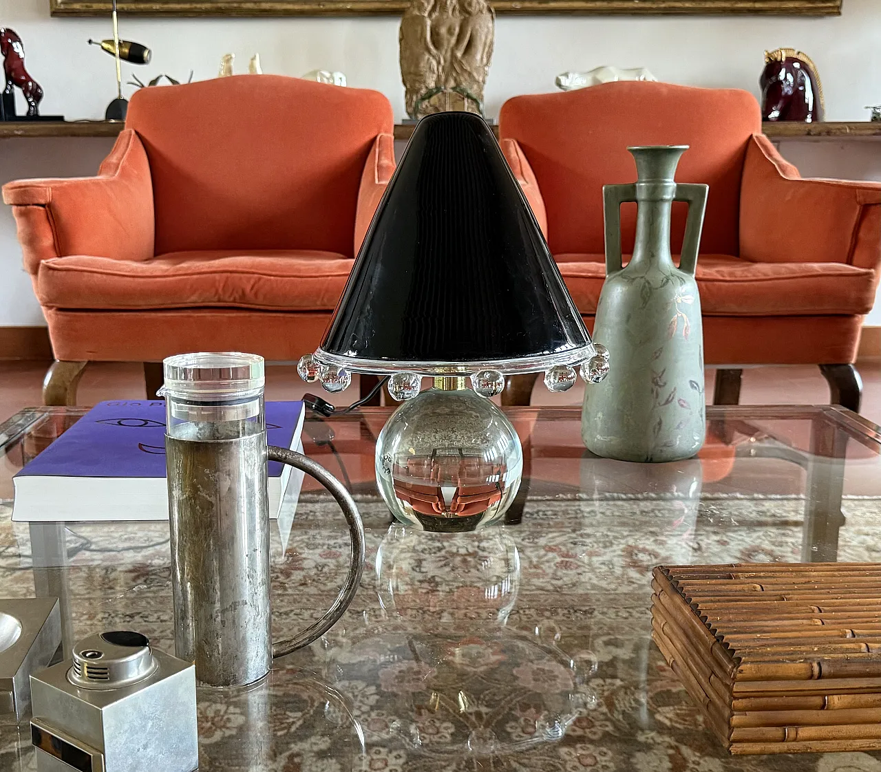Lampada in vetro Murano, mod. Budur, Roberto Pamio Leucos 1980 4