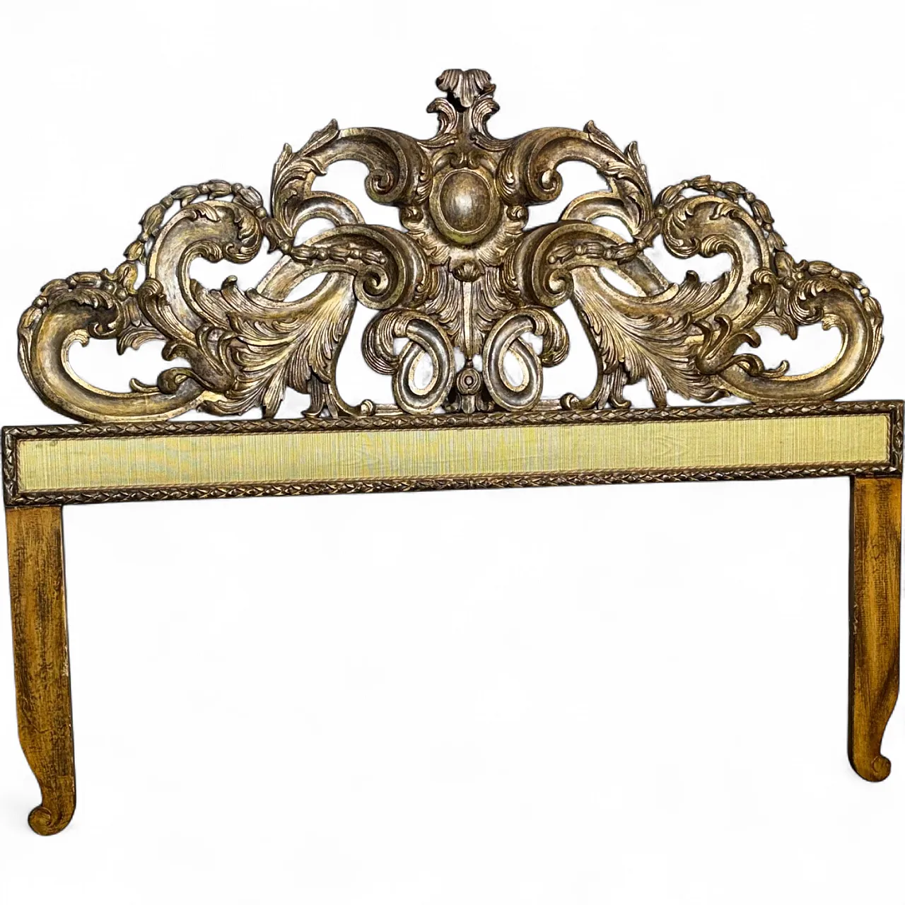 Testata Letto matrimoniale mecca argento Barocco, primi '900 17