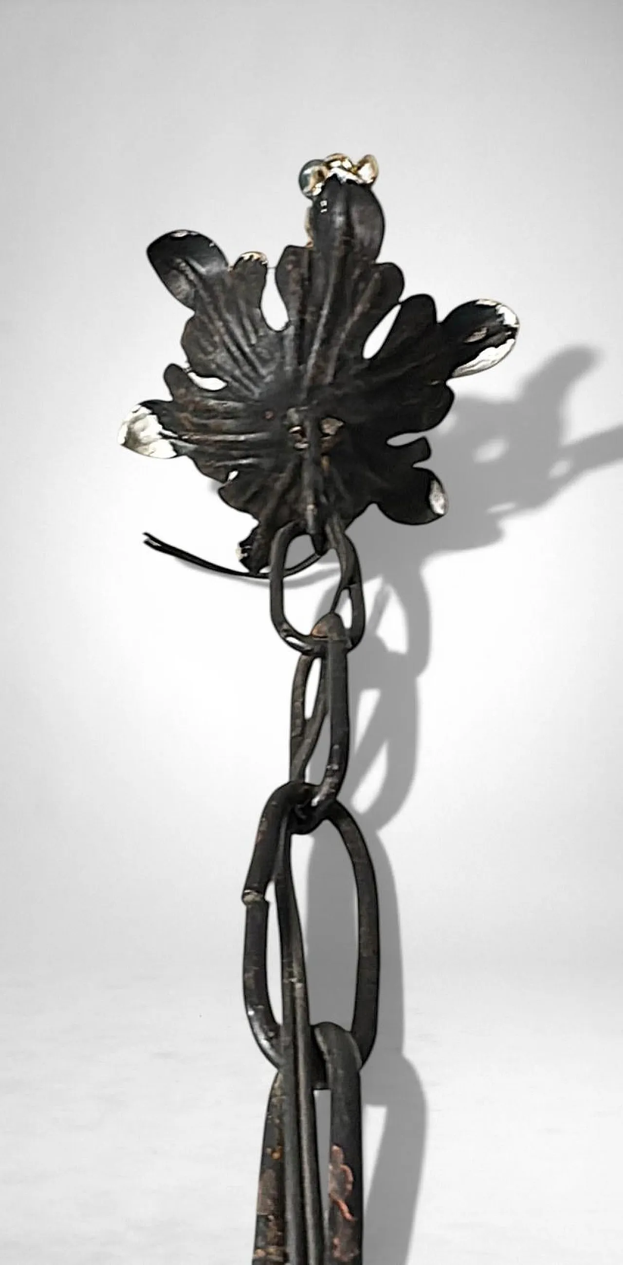 Pair of wrought iron lanterns, 20th century 13