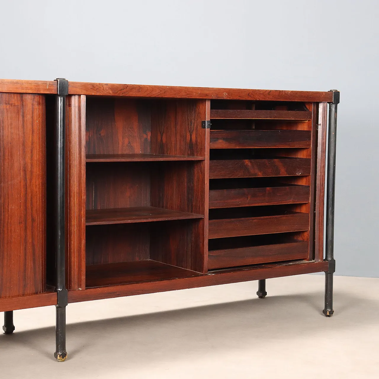 Wooden sideboard, 1960s 4
